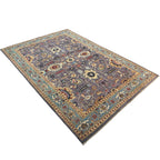 294 x 197 cm Afghan Chobi Veg-Dye Hand-Knotted Wool Rug