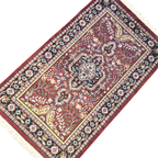 126 x 74 cm Hand Knotted Oriental Indian – Silk Rug