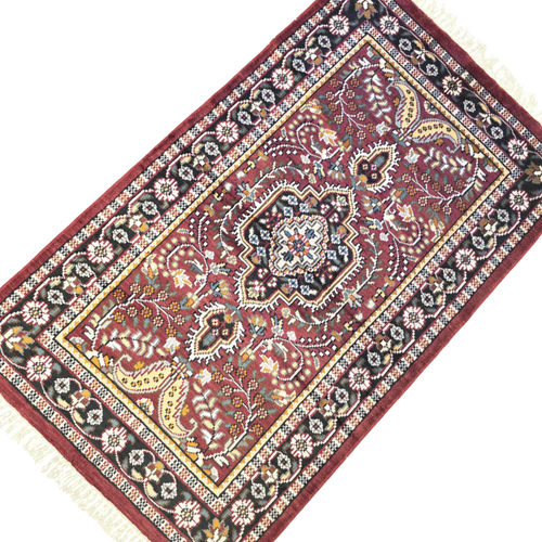 126 x 74 cm Hand Knotted Oriental Indian – Silk Rug