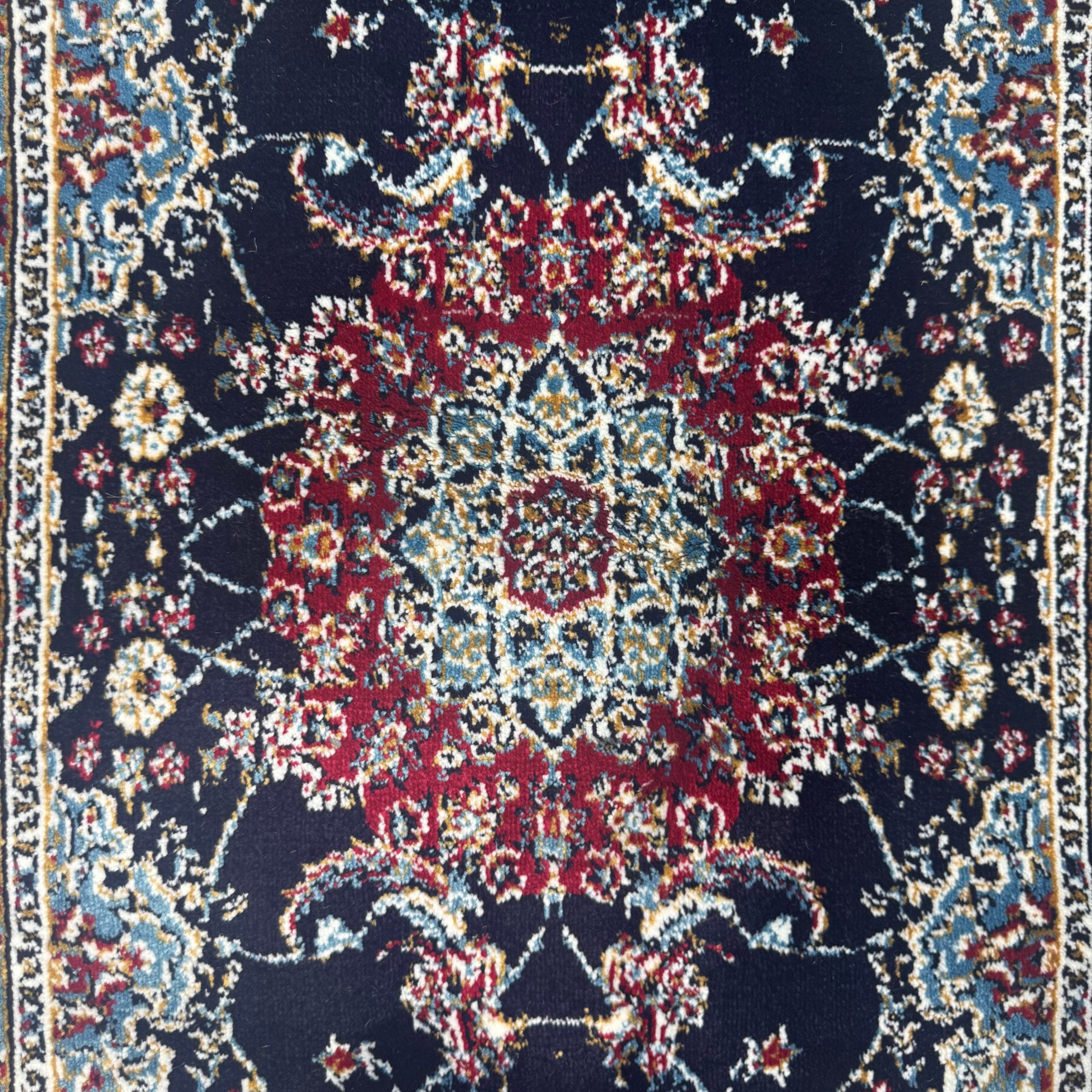 Persian Mashad design rug detail