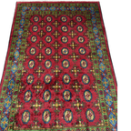 190 x 116 cm Hand-Woven Color Afghan Akche Wool Rug