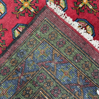 190 x 116 cm Hand-Woven Color Afghan Akche Wool Rug