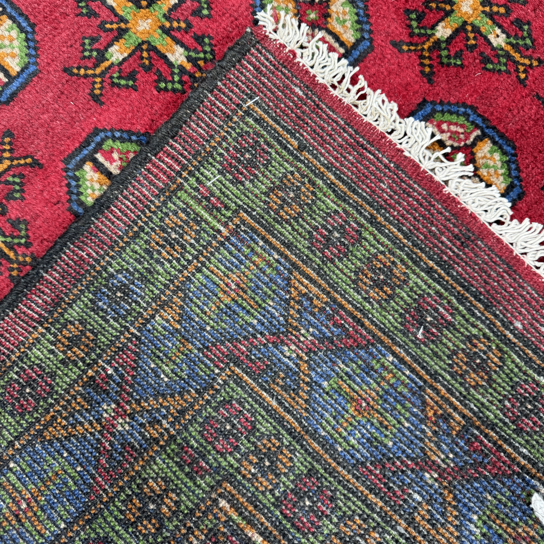 190 x 116 cm Hand-Woven Color Afghan Akche Wool Rug