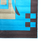 220 x 160 cm Turkish Blue Modern Machine Made Rug
