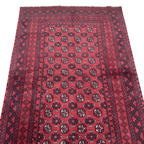 234 x 158 cm Hand-Knotted Afghan Bokhara Akche Rug