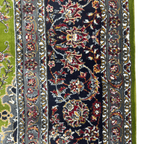 350cm x 250cm Persian Mashad Green Machine Made Rug