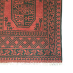 294 x 77 cm Hand-Knotted Red Afghan Akche Runner Rug
