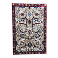 290 x 200 cm Persian Style Sickle Leaf Machine Made Rug in Red & Cream