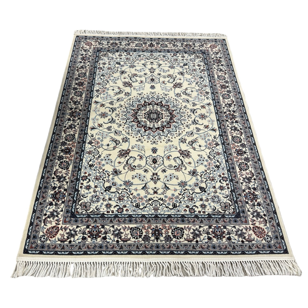 225 x 160cm Persian Ivory Nain Machine Made Rug