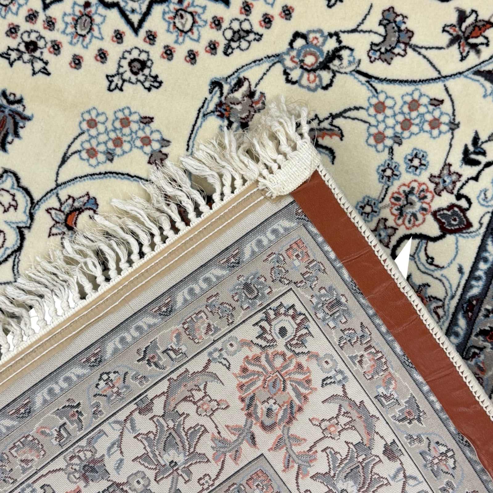 225 x 160cm Persian Ivory Nain Machine Made Rug