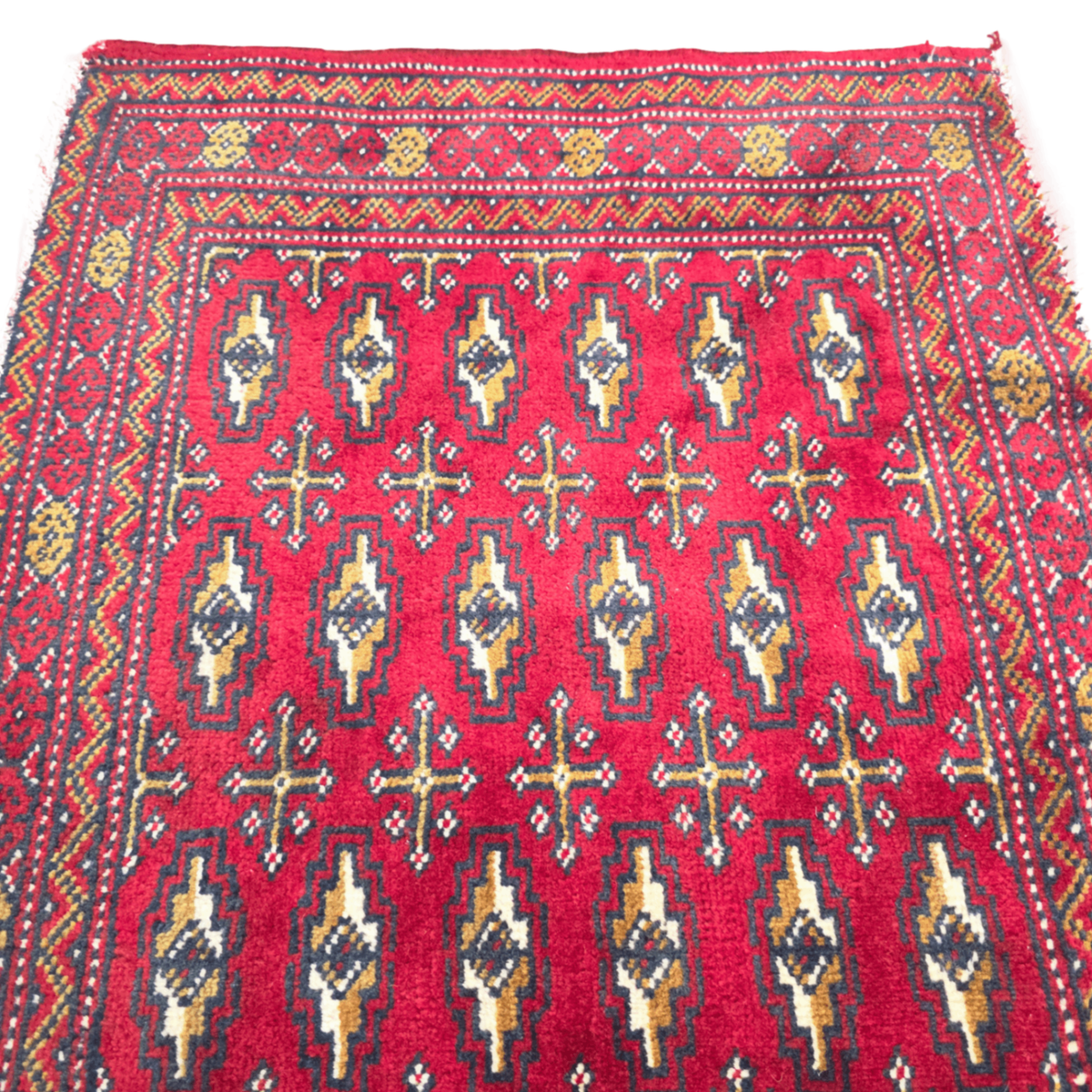 133 x 64 cm Hand-Knotted Persian Turkmen Rug
