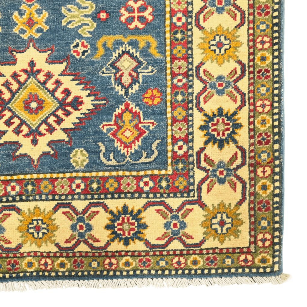 144 x 96 cm Hand Knotted Afghan Kazak Rug