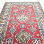 163 x 121 cm Hand Knotted Afghan Kazak Rug