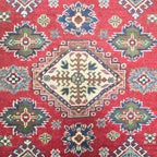163 x 121 cm Hand Knotted Afghan Kazak Rug