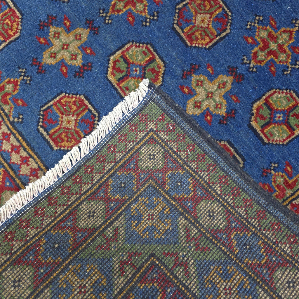 193 x 150 cm Hand-Woven Color Afghan Akche Wool Rug