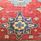 205 x 152 cm Hand Knotted Afghan Kazak – Wool Rug