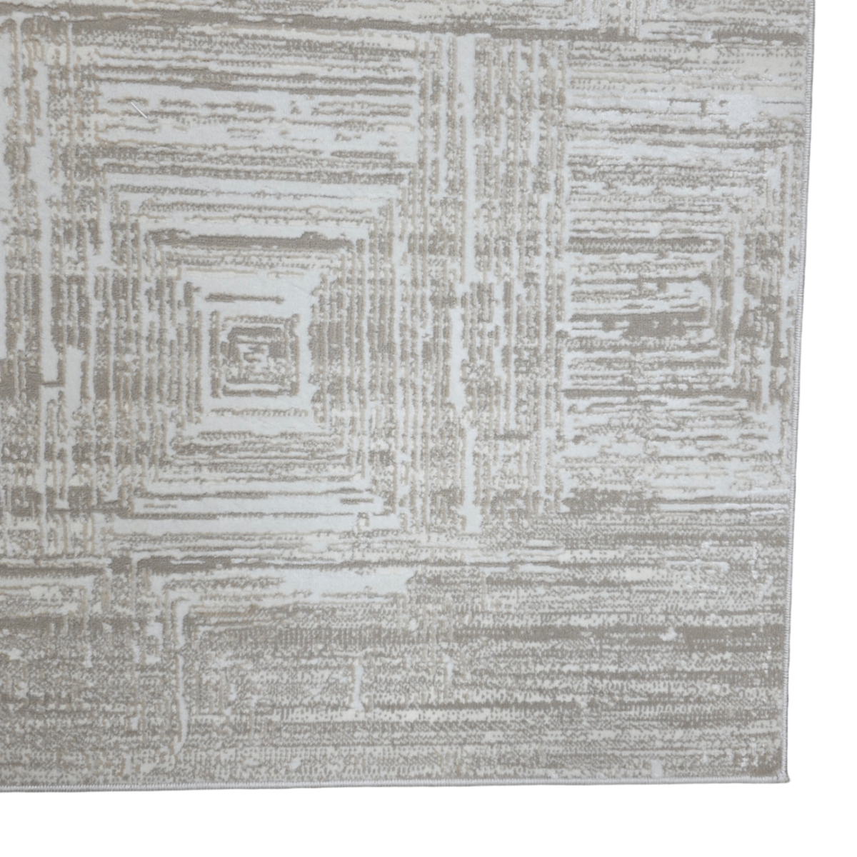 213 x 160 cm Modern Geometric Design Machine Made Rug