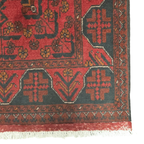 299 x 80 cm Hand Knotted Afghan Turkmen Wool Runner Rug
