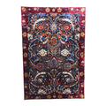 290 x 200 cm Persian Style Sickle Leaf Machine Made Rug in Red & Navy