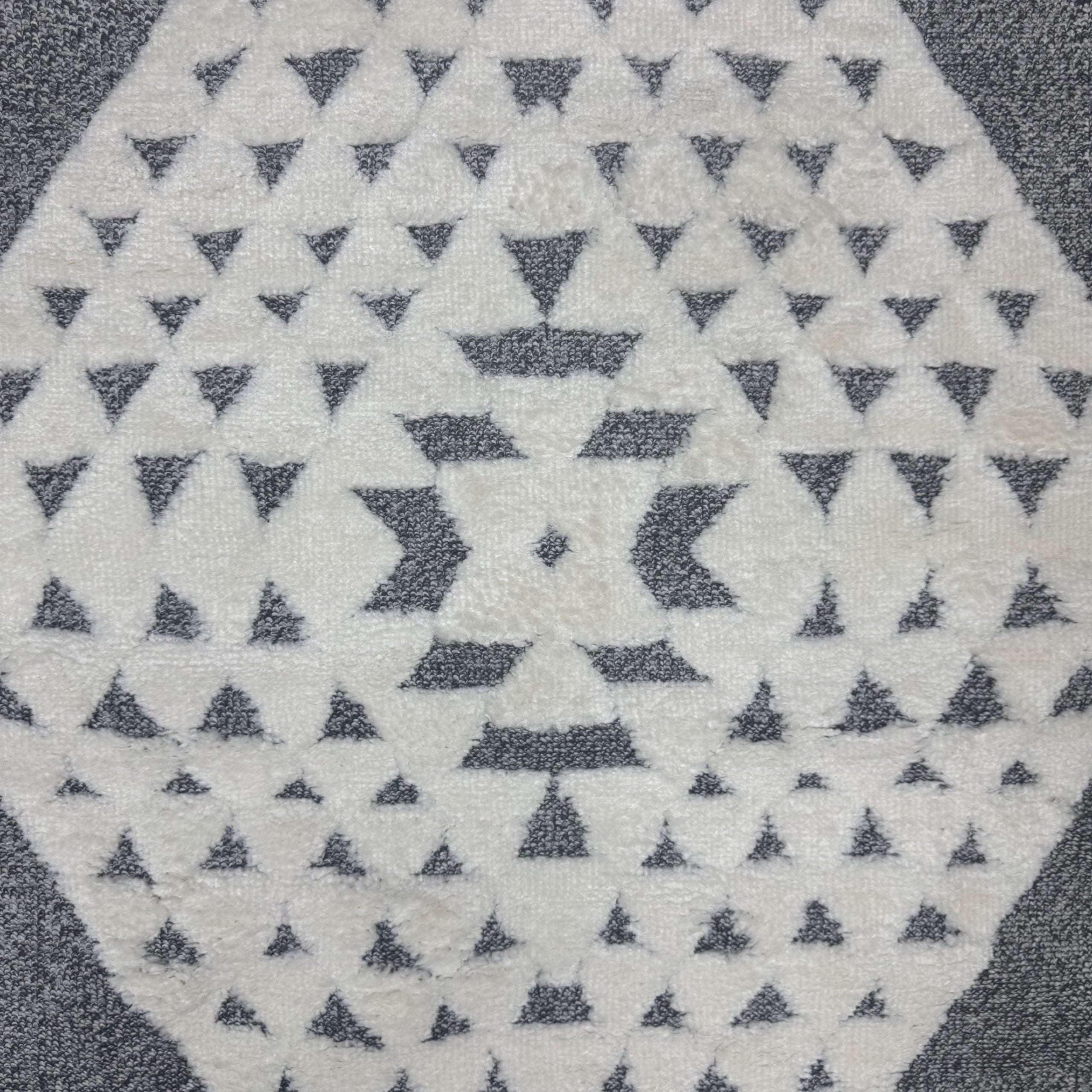 340 x 240 cm Modern Turkish Machine-Made Rug, Grey