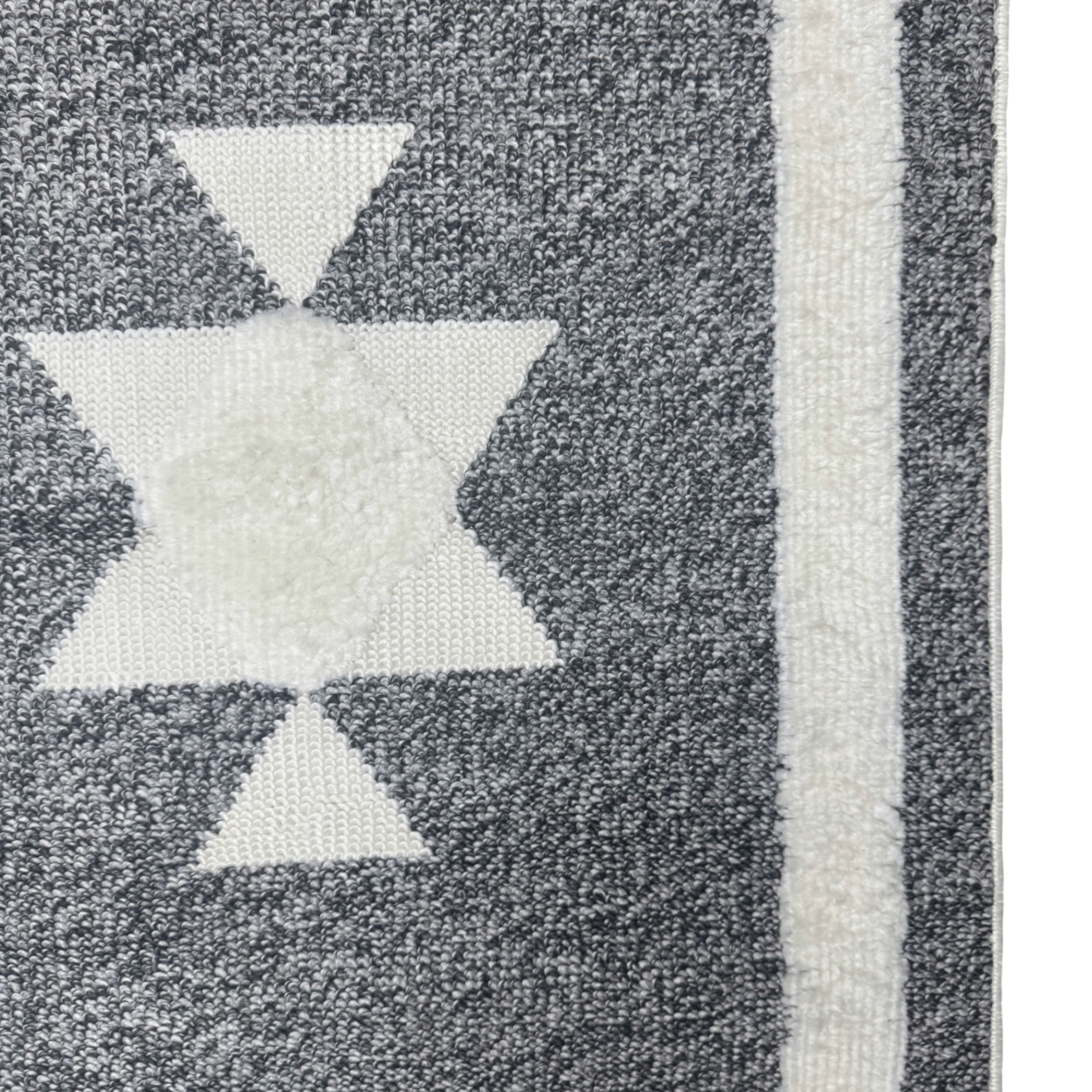 340 x 240 cm Modern Turkish Machine-Made Rug, Grey