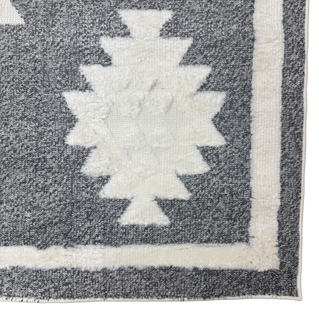 340 x 240 cm Modern Turkish Machine-Made Rug, Grey