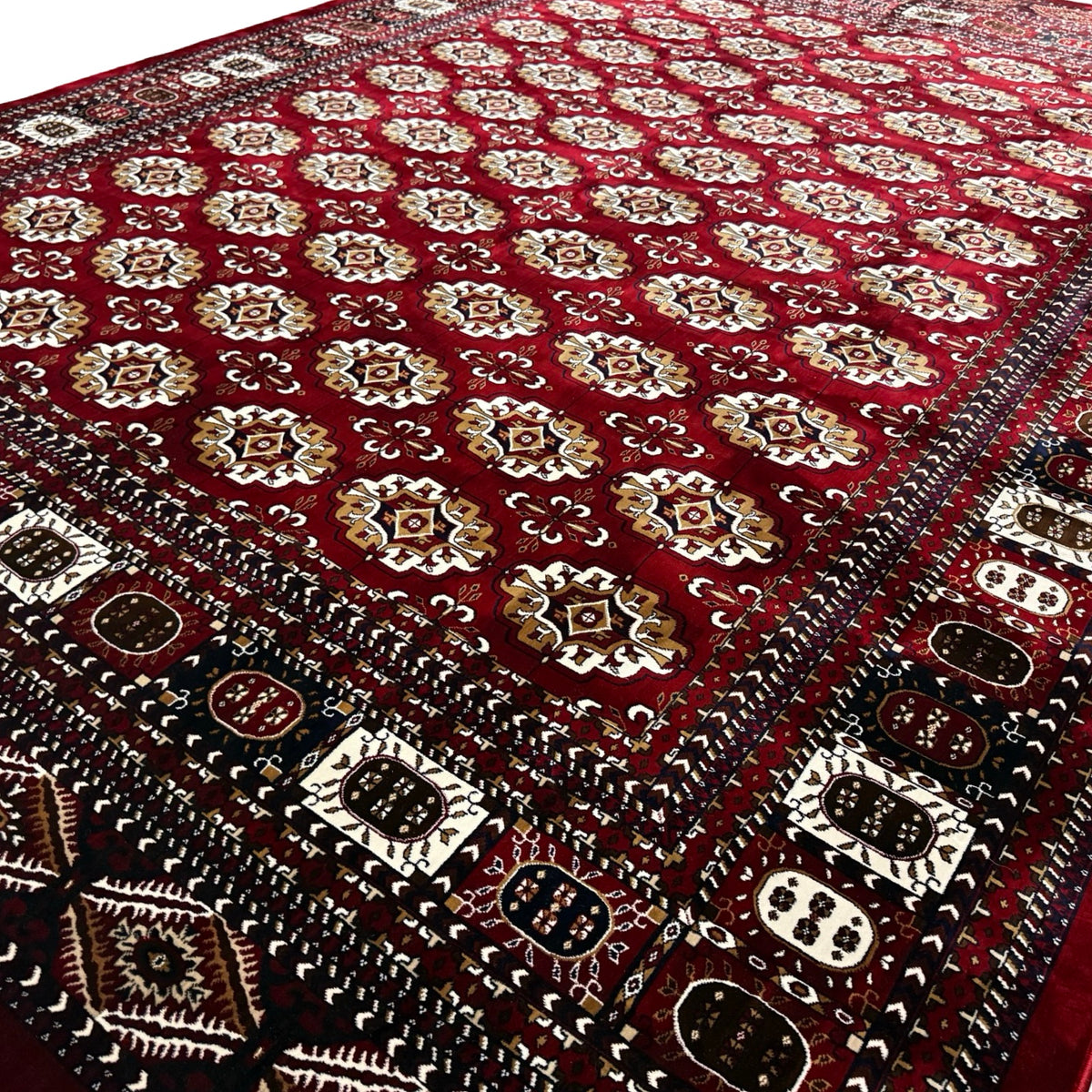 400 x 300 cm Bokhara Design Machine-Made Rug