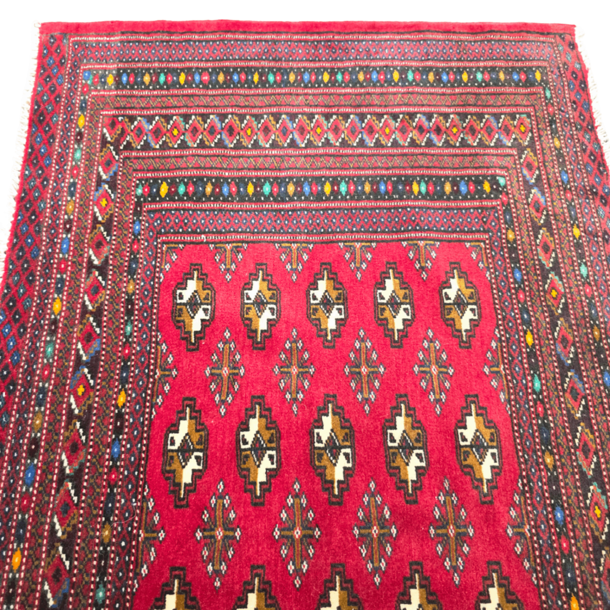 137 x 66 cm Hand-Knotted Persian Turkmen Rug