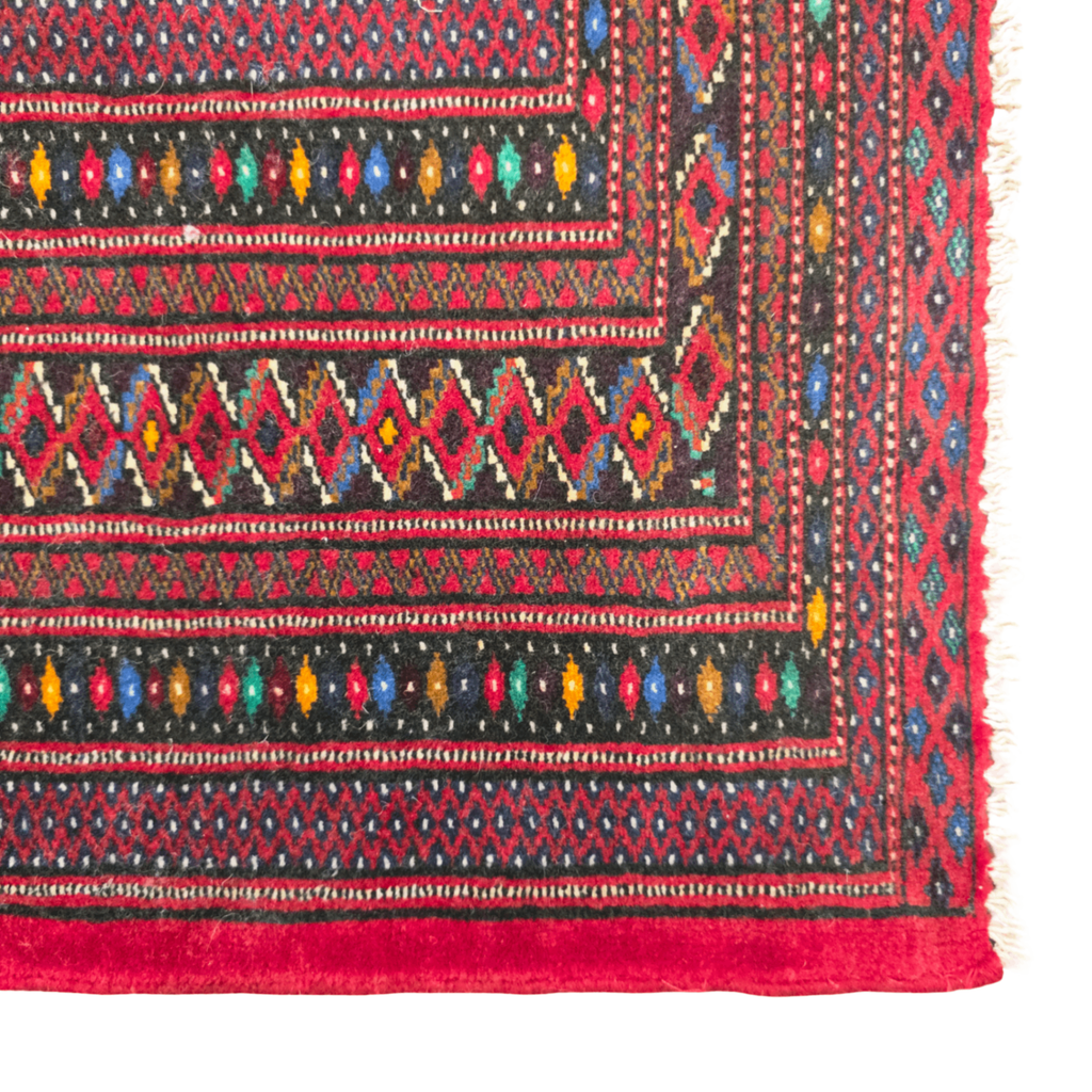 137 x 66 cm Hand-Knotted Persian Turkmen Rug