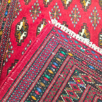 137 x 66 cm Hand-Knotted Persian Turkmen Rug
