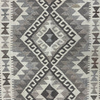150 x 100 cm Hand-Woven Afghan Kilim Rug – Wool Flatweave