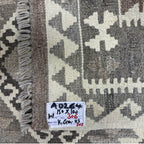 150 x 100 cm Hand-Woven Afghan Kilim Rug – Wool Flatweave