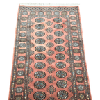 153 x 92 cm Hand Knotted Red Karachi Bokhara – Wool Rug