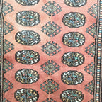 153 x 92 cm Hand Knotted Red Karachi Bokhara – Wool Rug