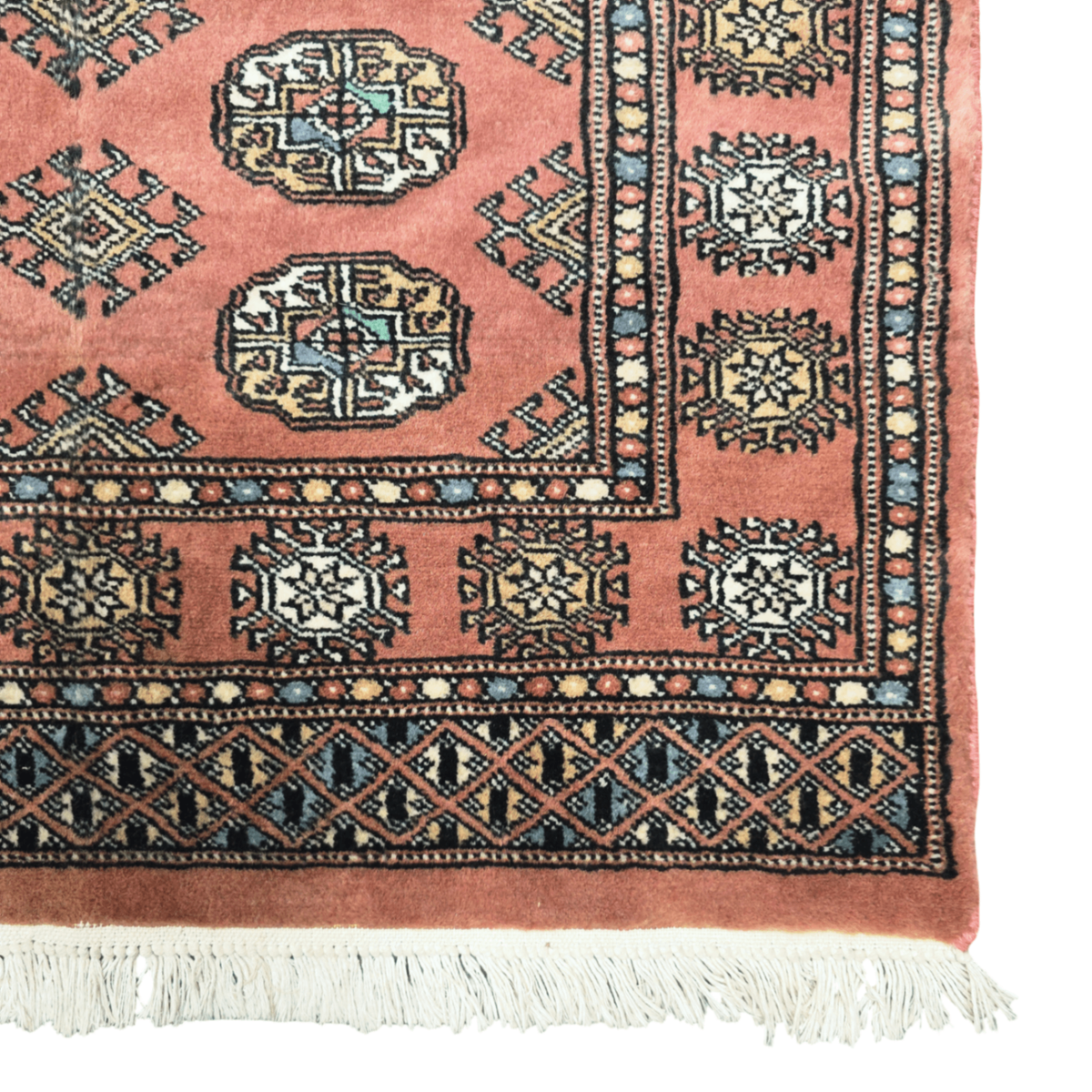 153 x 92 cm Hand Knotted Red Karachi Bokhara – Wool Rug