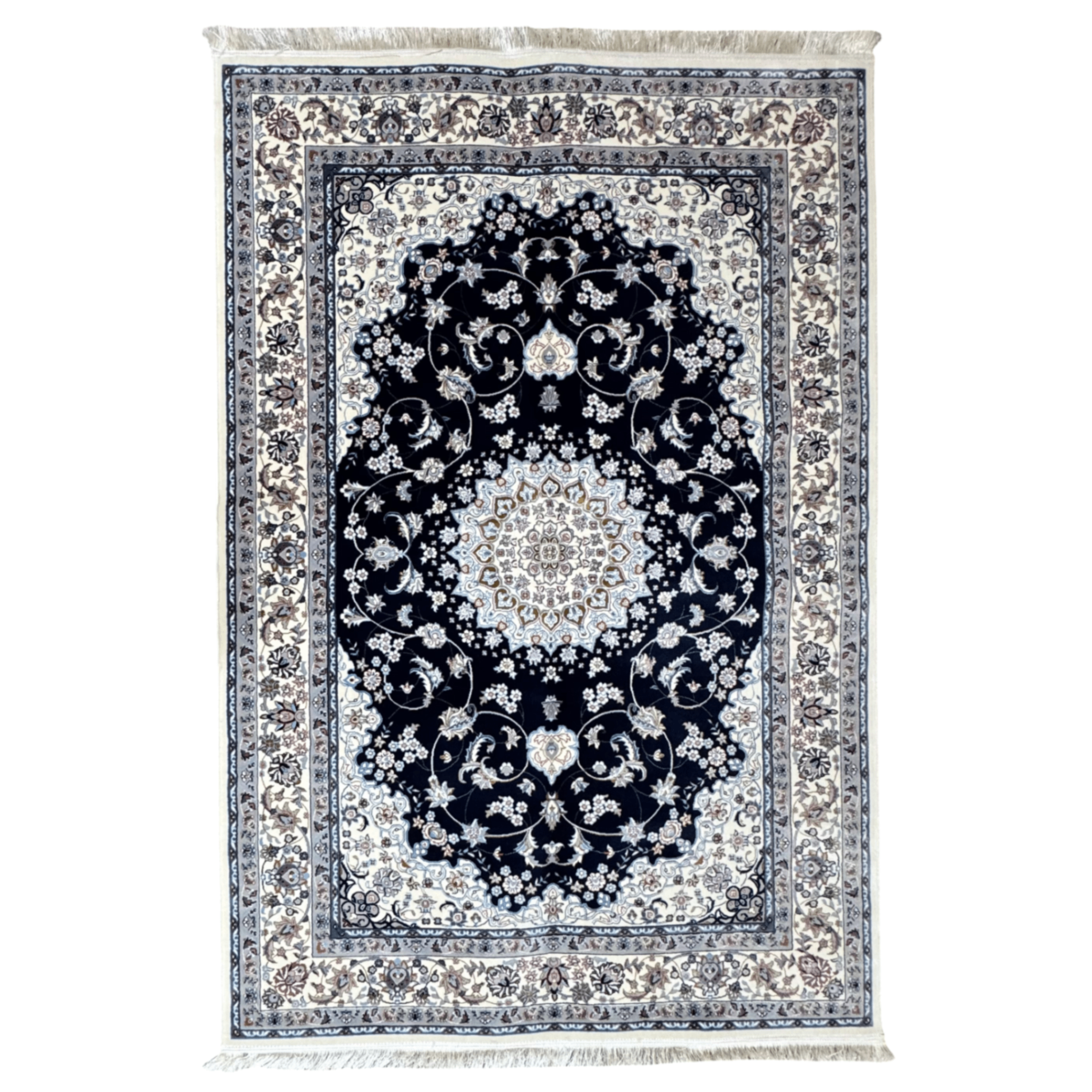 230cm x 160cm Floral Persian Design Machine Made Rug
