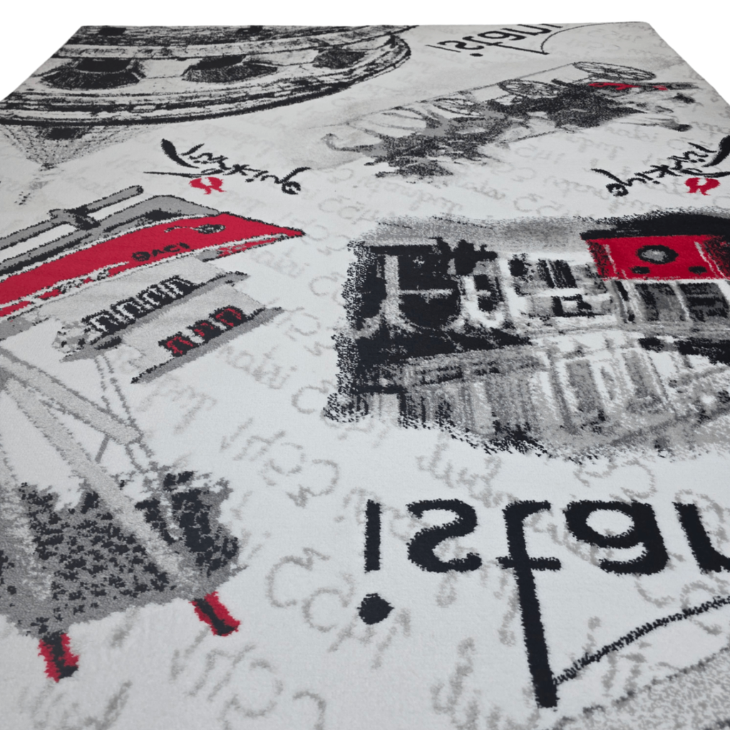 230 x 160 cm Pictorial Machine Made Rug
