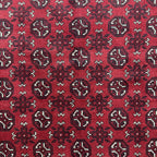 244 x 170 cm Hand-Knotted Afghan Akche Bokhara Rug