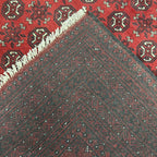 244 x 170 cm Hand-Knotted Afghan Akche Bokhara Rug