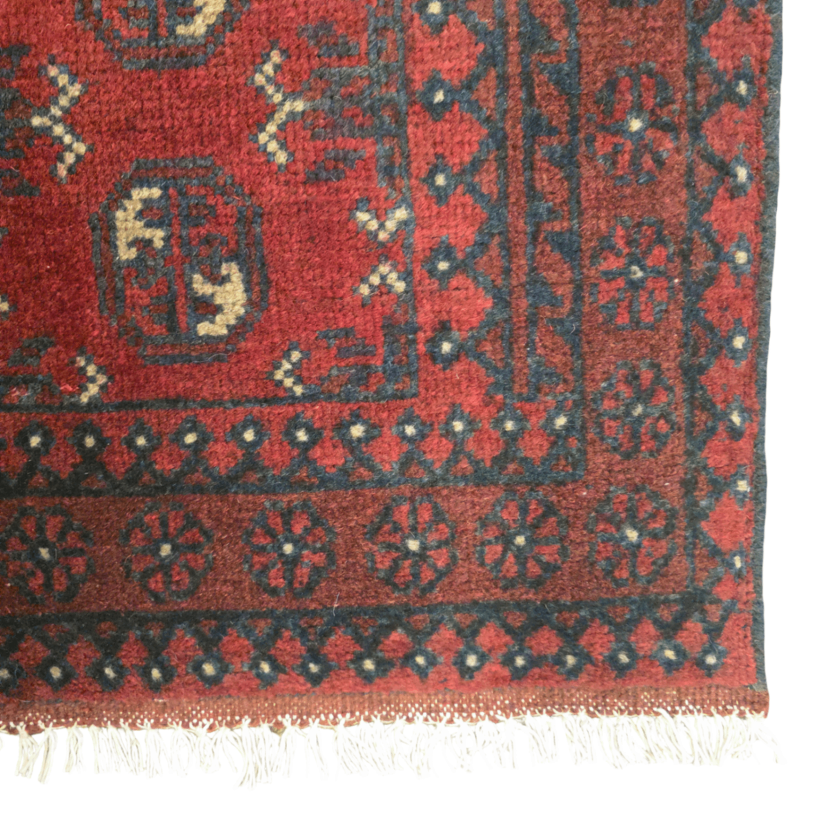 288 x 85 cm Red Afghan Bokhara Runner Rug
