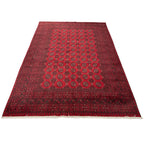 288 x 190 cm Hand-Knotted Afghan Akche Bokhara Rug