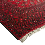 291 x 199 cm Hand-Knotted Afghan Akche Bokhara Rug