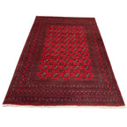 291 x 199 cm Hand-Knotted Afghan Akche Bokhara Rug