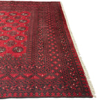 291 x 199 cm Hand-Knotted Afghan Akche Bokhara Rug
