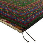 294 x 204 cm Hand-Knotted Afghan Akche Bokhara Geometric Rug