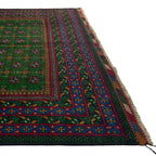 294 x 204 cm Hand-Knotted Afghan Akche Bokhara Geometric Rug