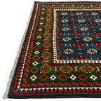 197 x 151 cm Hand-Knotted Color Afghan Akche