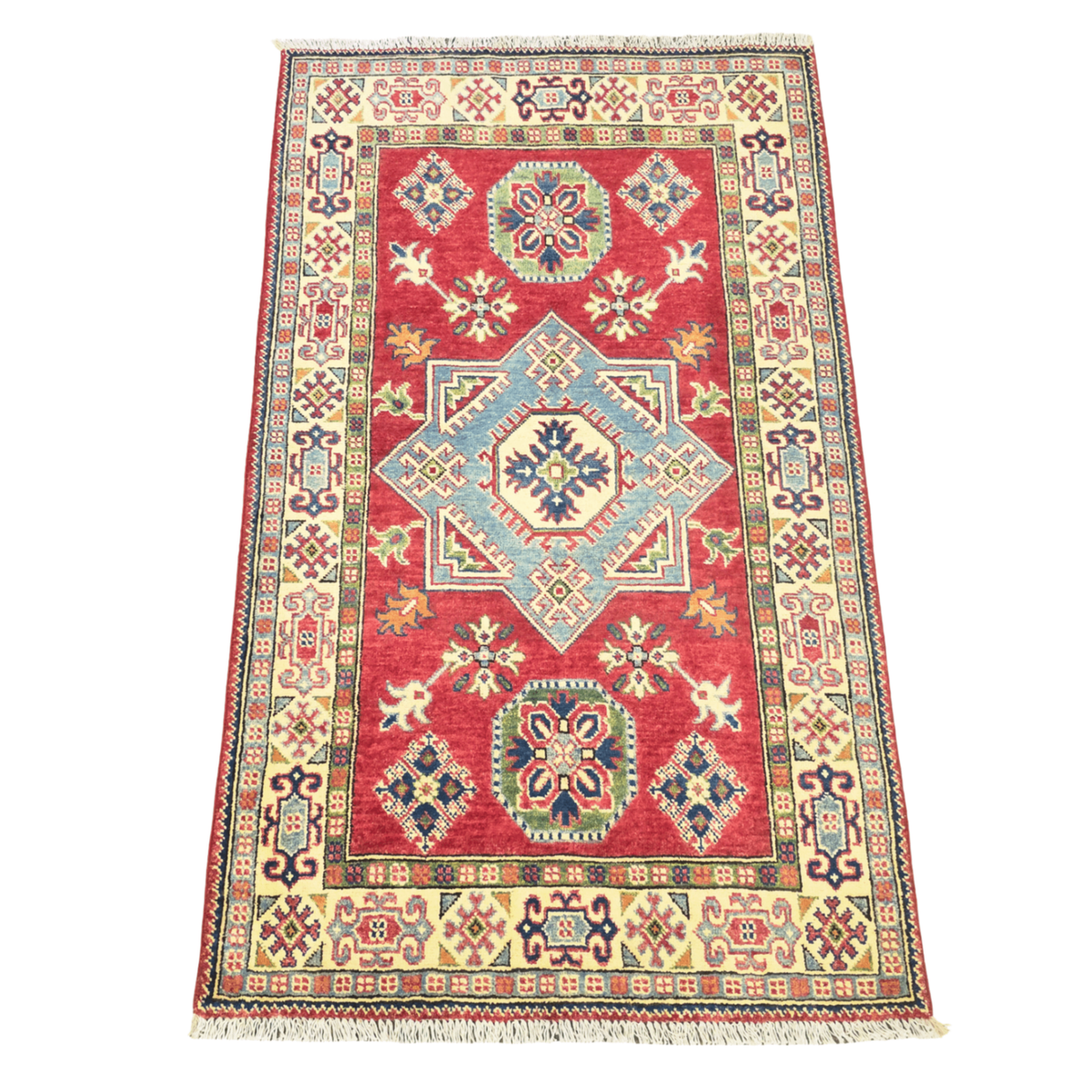 165 x 98 cm Hand Knotted Afghan Kazak Rug