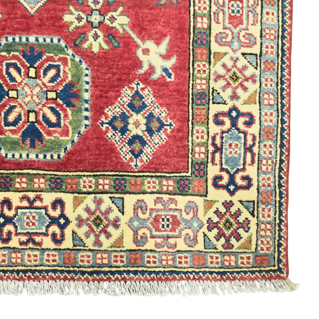 165 x 98 cm Hand Knotted Afghan Kazak Rug