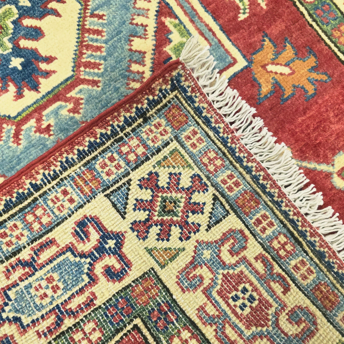 165 x 98 cm Hand Knotted Afghan Kazak Rug